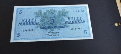 5mk 1963 Litt.A, SIM-Koi, A-sarjaa, KL 8