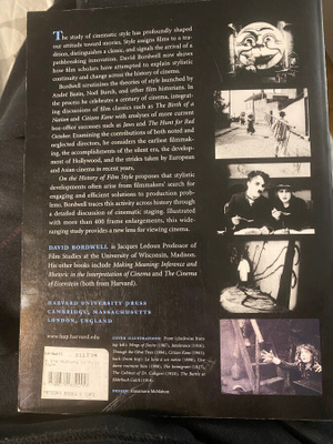 David Bordwell: On The History of Film Style