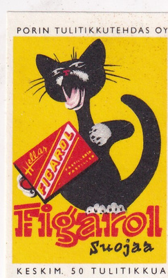 Figarol suojaa, musta kissa  ,  e47