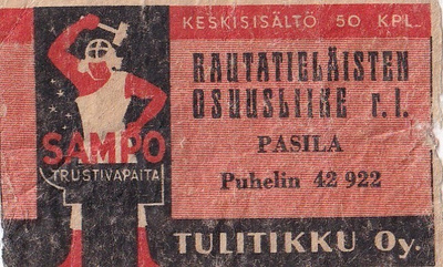 Helsinki, Pasila , Rautatieläisten Osuusliike r.l.    5/3