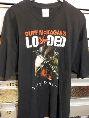 DUFF MCKAGAN'S LOADED WASTED HEART UUSI T-PAITA KOKO XL