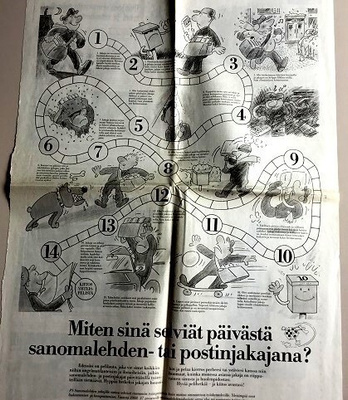 Postinjakaja Sanomalehdenjakaja peli