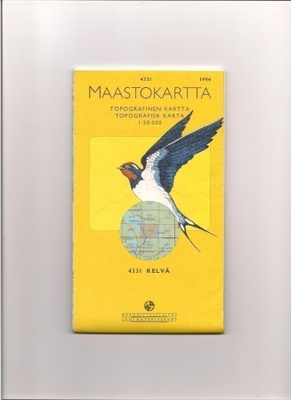 Maastokartta 1:50 000 Kelvä