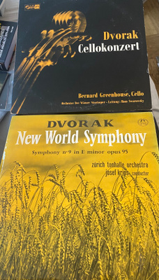 Dvorak x 2 New World Symphony & Cellokonzert LP