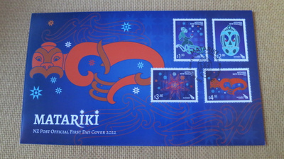 FDC Uusi-Seelanti 2022: Matariki - Maori Uusi Vuosi