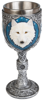 WHITE WOLF PIKARI 20CM	(47 908)	(wo-127) n.20cm, polystone