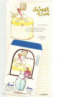 °°SWEET TIME°° -KIRJEPAPERIT & KUORET SETTI /(Nro 14)