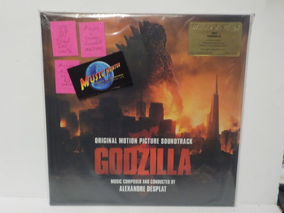 ALEXANDRE DESPLAT - GODZILLA OST UUSI 2LP + POSTER