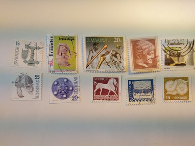 Postimerkki arkeologia 10 erilaista
