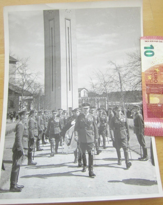 VANHA Valokuva Mannerheim ISO 18 x 24 cm ALKUPERÄINEN