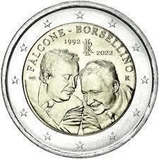 Italia 2 € 2022 Falcone & Borsellino, UNC
