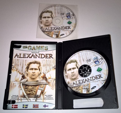 ALEXANDER PC GAME  2 X CD + KIRJANEN PC PELI 2004