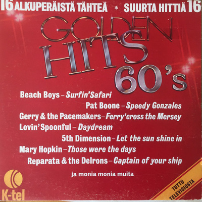 GOLDEN HITS OF 60´S (LP), mm. Lovin Spoonful, Mary Hopkin