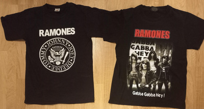 T-paidat, RAMONES 2 kpl