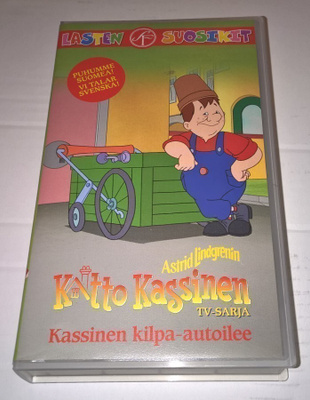 VHS KATTO KASSINEN TV-SARJA KASSINEN KILPA-AUTOILEE 7-9