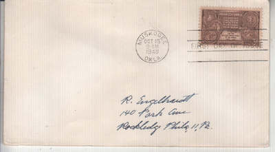 USA FDC 1948  indian territory