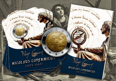 ** MALTA 2€ 2023 Kopernikus kansiossa **