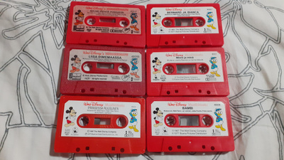 Disney Musiikkisatu kasetit 6kpl