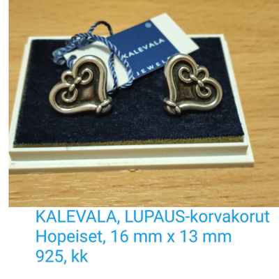 KALEVALA, Lupaus hopeiset korvakorut