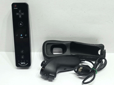 Wii - Wiimote Motion Plus ohjain + Nunchuk