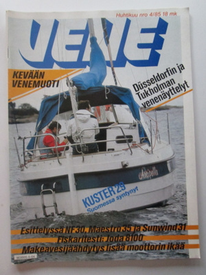 VENE LEHTI 4 / 1985 VENEILYN ERIKOISLEHTI LIKI 40 V TAKAA