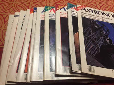 ASTRONOMY MAGAZINE VUOSIKERTA 1986 HYVÄ