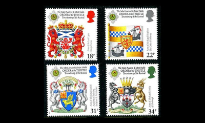 Iso-Britannia 1113-6 ** Vaakunoita (1987)