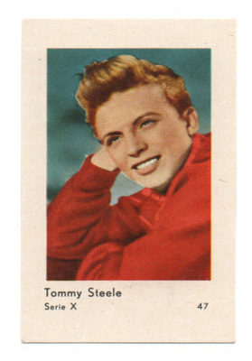 Purkkakuva Hellas Serie X n:o 47 TOMMY STEELE