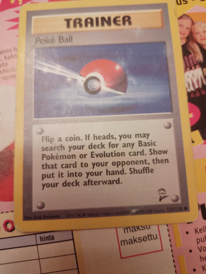 Poké Ball 121/130 Base set 2 card
