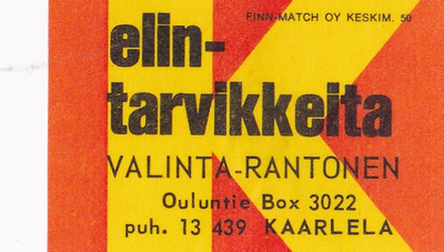 Kaarlela, Valinta - Rantonen   b427