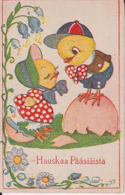 Hauskaa Pääsiäistä, muna, tiput , e64