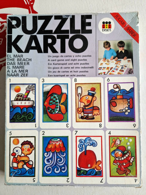 Vintage kortti palapeli