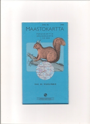 Maastokartta 1:20 000 Vuolinko