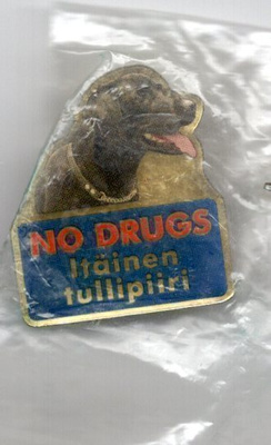 PINSSI: NO DRUGS- Itäinen tullipiiri (käyttämätön muoveissa)