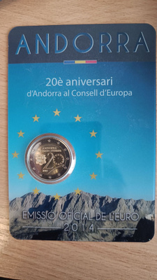 Andorra Coin card 2€ 2014