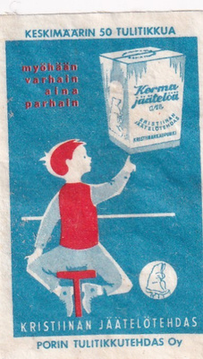 Kristiina, Kristiinan Jäätelötehdas, Kermajäätelöä  , 6/12