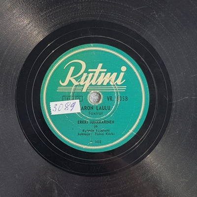 Savikiekko 1950 - Erkki Junkkarinen - Rytmi - VR. 6058