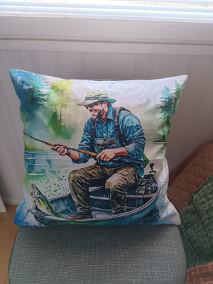 Kalastaja tyynynpäällinen