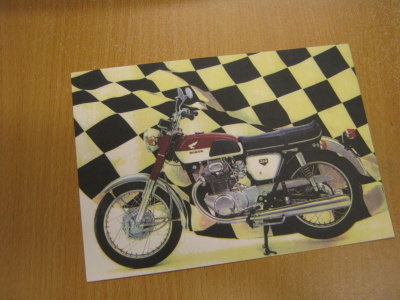 postikortti Honda 350