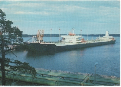 Laivakortti M/T Enskeri