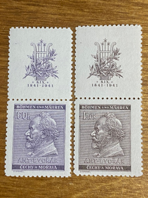 SAKSA BÖHMEN MÄHREN ANTONIN DVORAKIN SYNTYMÄSTÄ 100 VUOTTA**