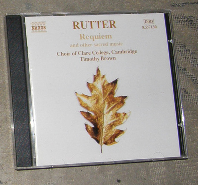 Rutter - Requiem and other sacred music - CD