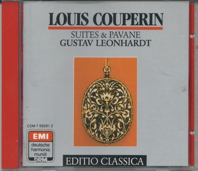 COUPERIN / LEONHARDT: Suites & Pavane – EMI DHM RI CD 1988