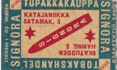 Helsinki, Tupakkakauppa Signora,  s36