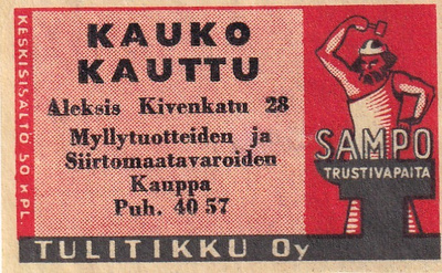 Kauko Kauttu, Aleksis Kivenkatu 28    7/14