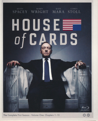 HOUSE OF CARDS First Season 4DISC blu-ray (13 jaksoa)
