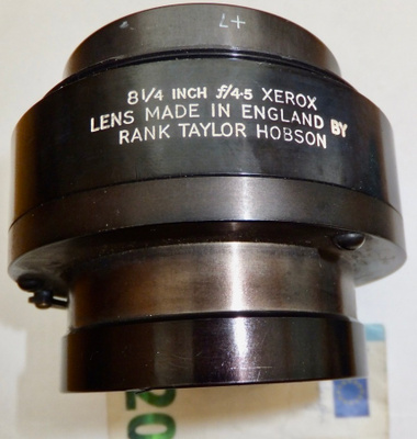 VANHA Objektiivi Rank Xerox+7 Taylor Hobson 8 1/4 inch f=4,5