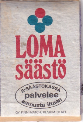 E - Säästökassa, Loma säästö   b632