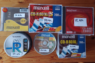 DVD-R JA CD-R LEVYJÄ 77 KPL