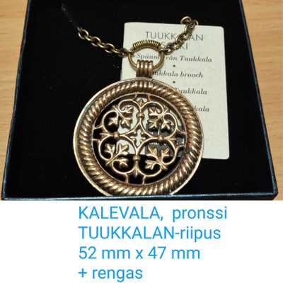 KALEVALA, TUUKKALAN RIIPUS, pronssi
